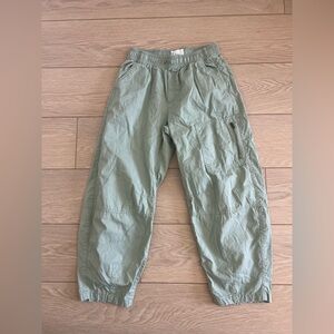 Gap Kids pull-on barrel pants green size xl